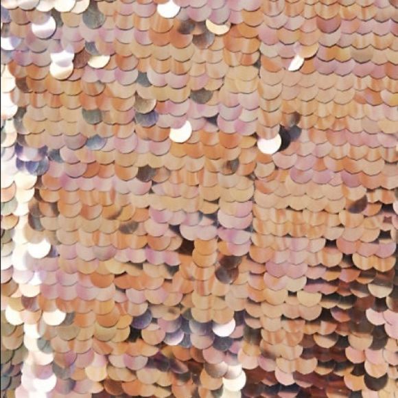 BHLDN Green and Gold Sequin Strapless Sheath Dress - Picture 10 of 10